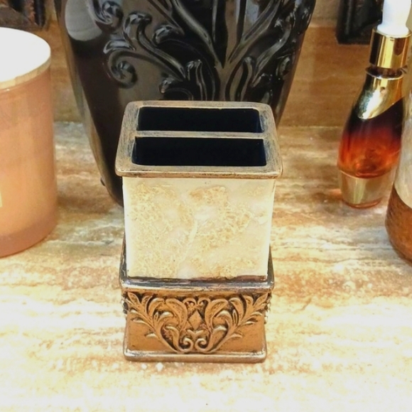 NEW! Toothbrush Holder Fancy ITALIAN Style NEW! OFFICE PENCIL HOLDER - Picture 2 of 12
